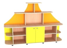 Мебель для детского сада. Стеллажи для детского сада