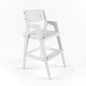 Растущий стул "ВУДИ" Белый
