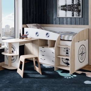 Кровать "Немо" комбинированная