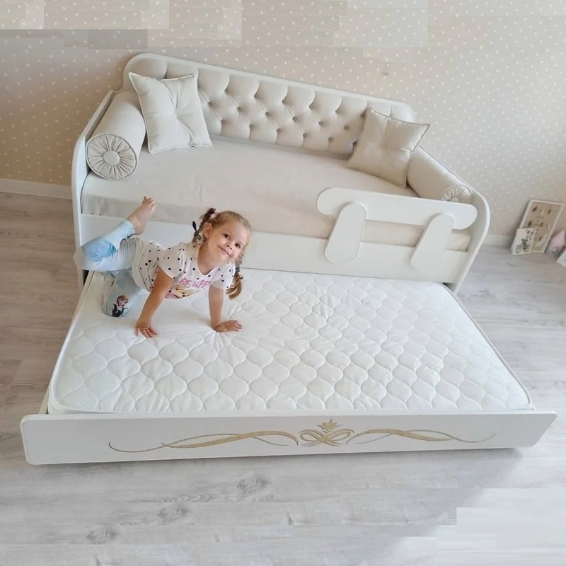 детская мебель в Тюмени -Кровать - софа с мягкой спинкой \