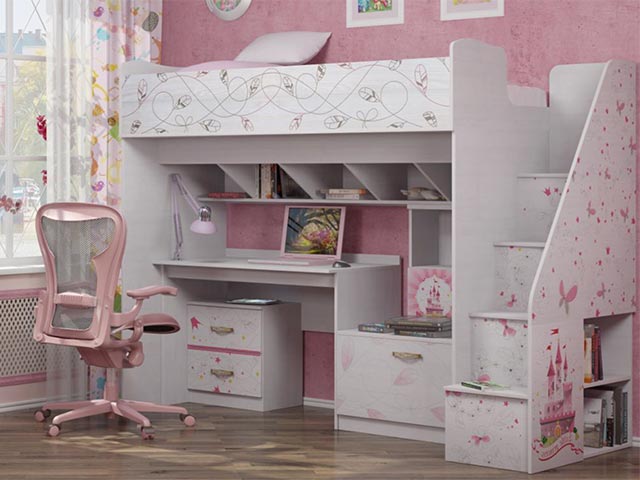 Модульная мебель для детской "Принцесса" ИЖ